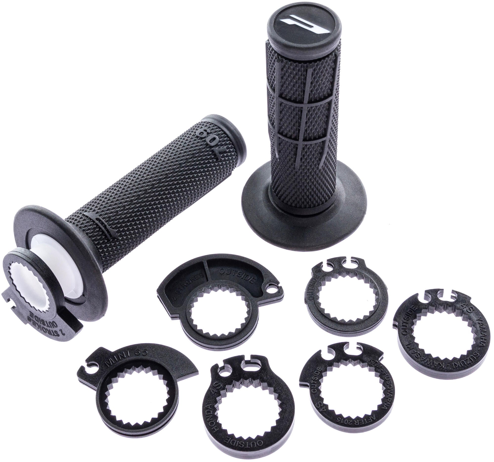 Progrip rubber handvat 709 scs throttle grip scs sw 115mm closed