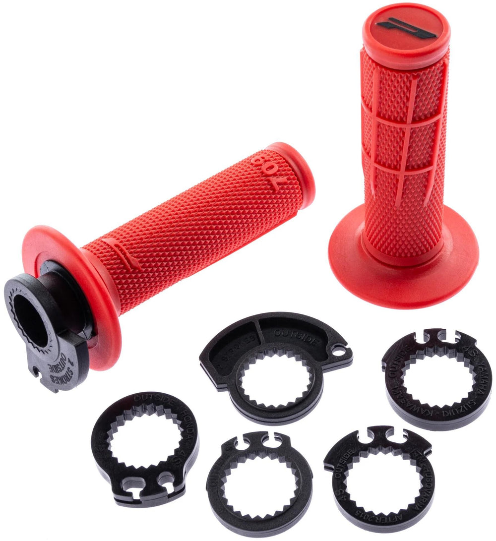 Progrip rubber handvat 709 scs throttle grip scs rt 115mm closed