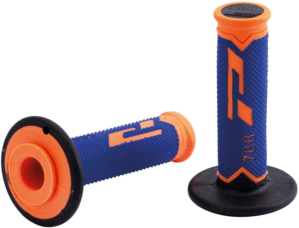 Progrip rubber handvat 788 rubber grip 788 or bl sw 115mm closed.