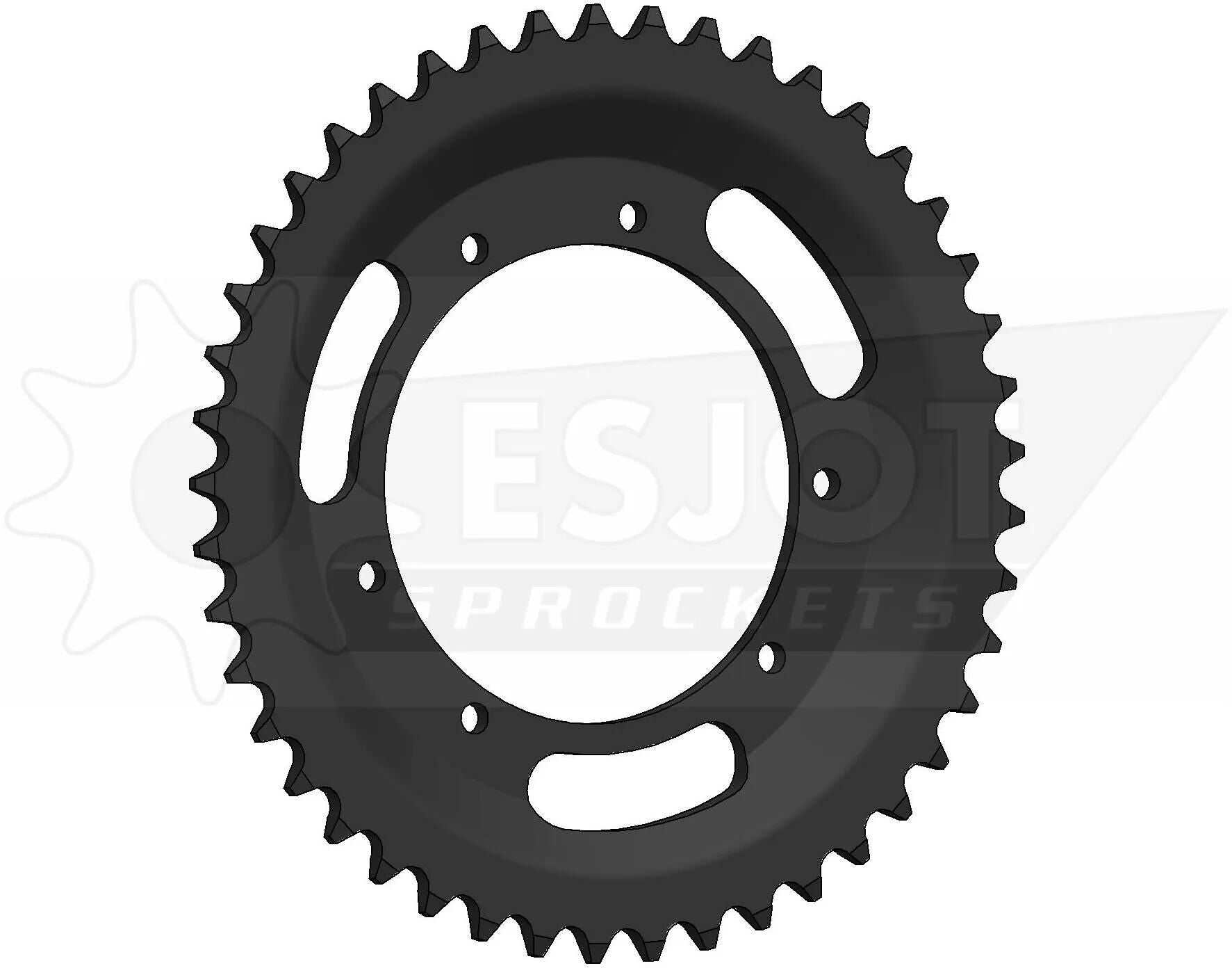 Esjot kettenrad 1669 chain wheel 415 45z steel silver