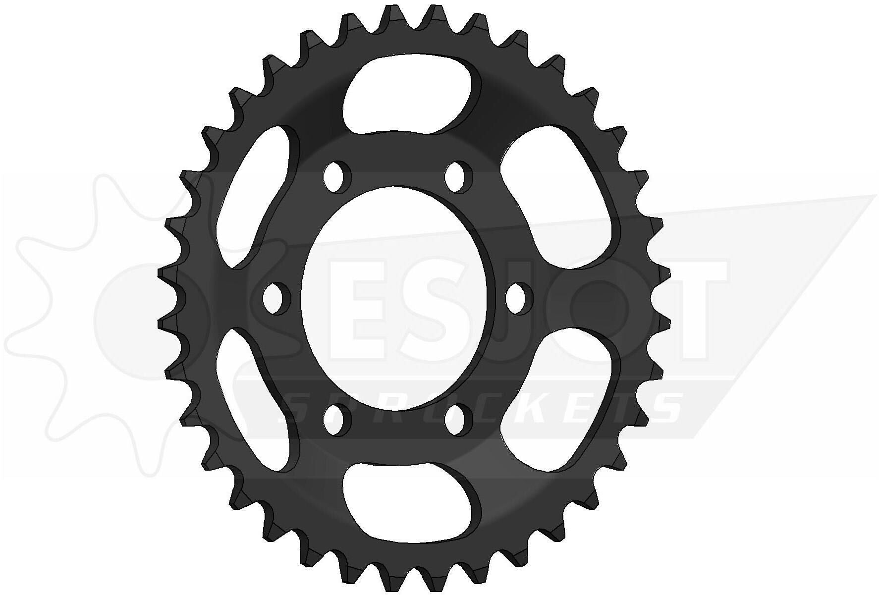 Esjot achtertandwiel 0835 chain wheel 415 40z steel black