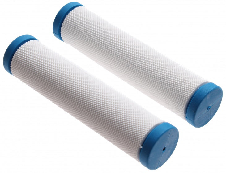 Topeak handvat set wit-blauw 130 mm