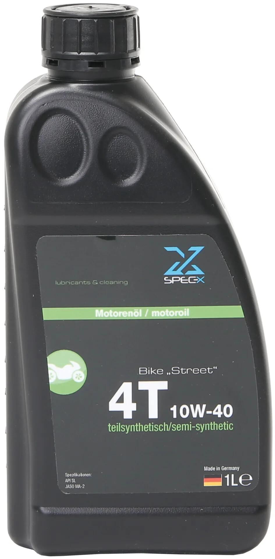 Spec-x motoröl bike 4t street motor oil 4t 10w-40 stre 1l bike