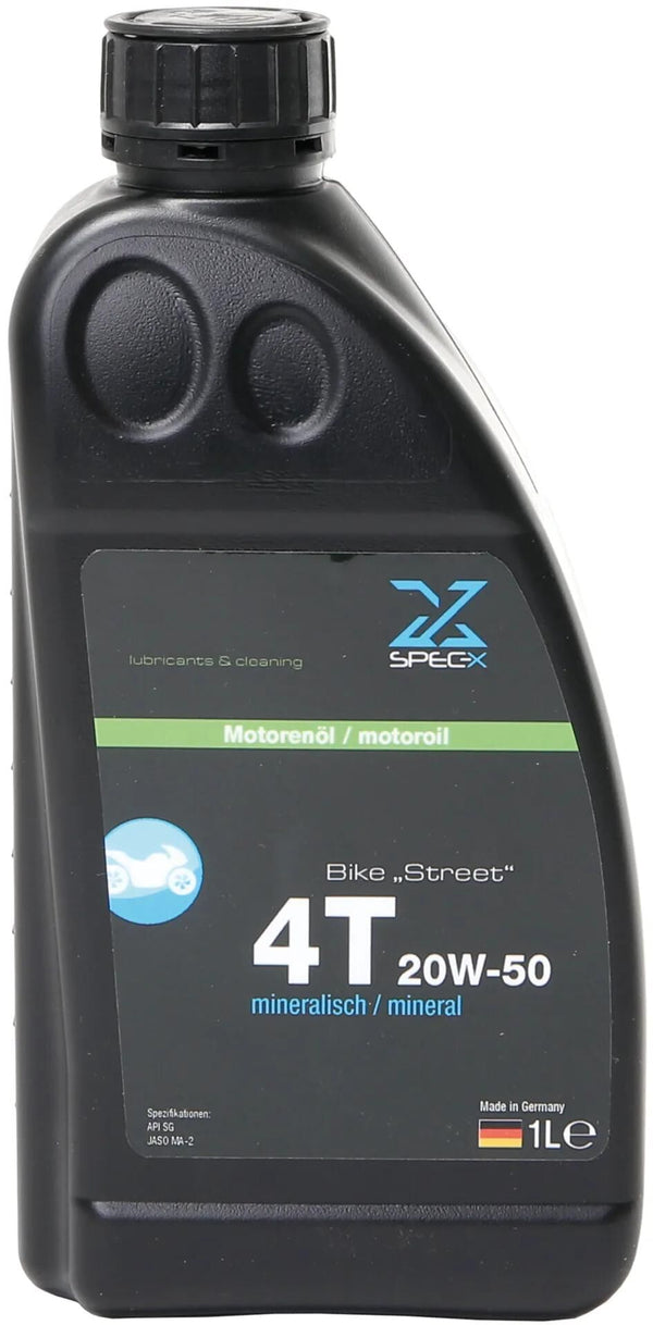 Spec-x motoröl bike 4t street motor oil 4t 20w-50 stre 1l bike