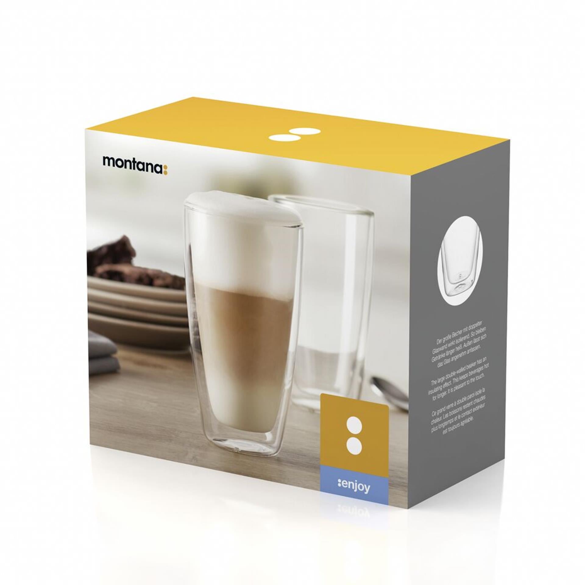 Montana mok enjoy dubbelwandig 2st 330ml