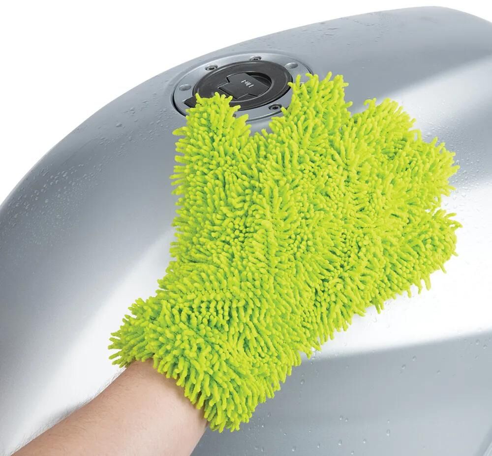 Oxford microfaser-waschhandschuh washing glove microfiber green
