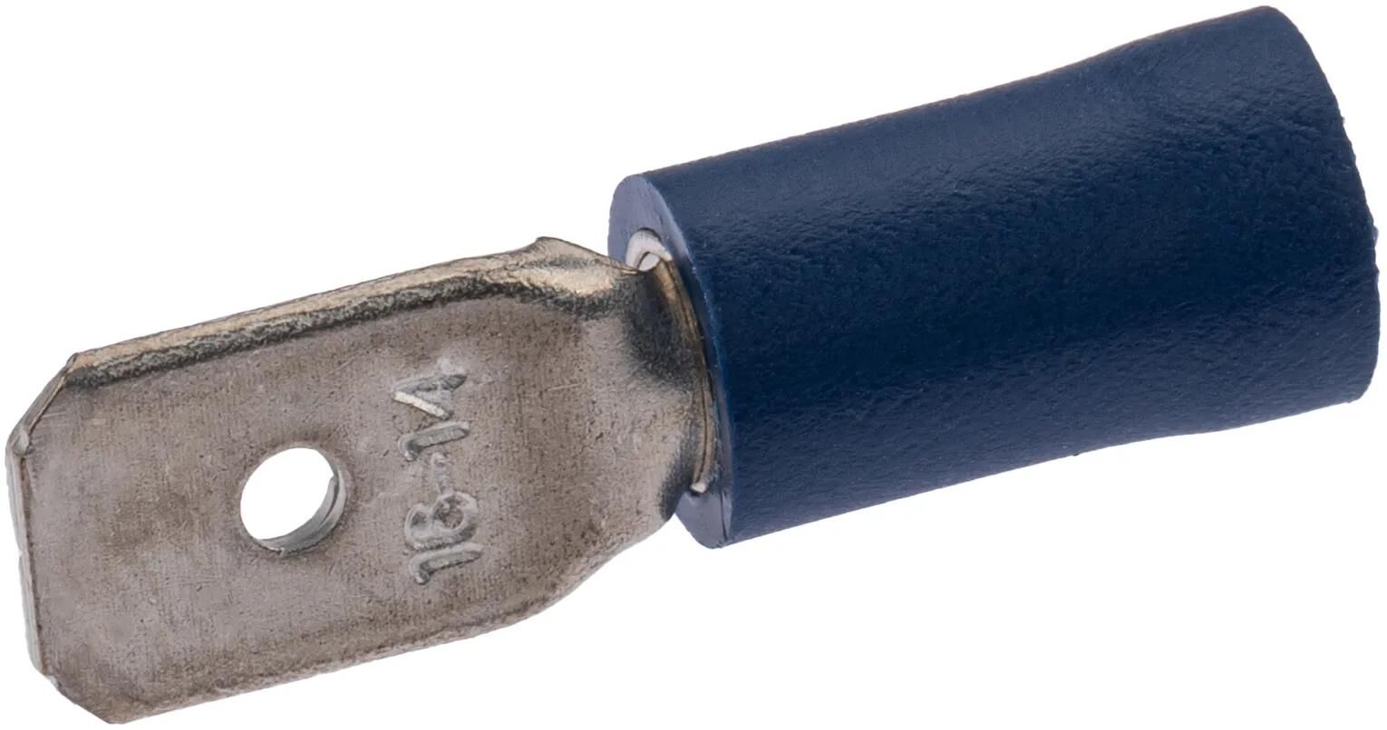 Spahn flachstecker blade terminal insulated blue 100pcs.
