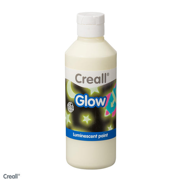 Creall glow lichtgevende verf 250ml groen geel