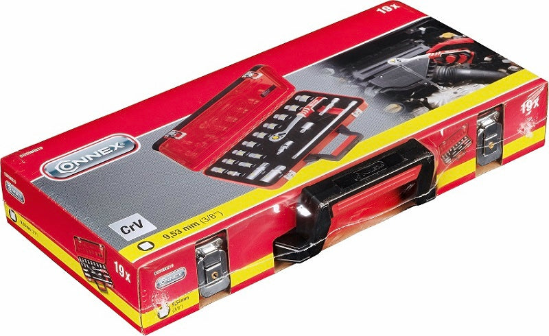 Connex producten dopsleutelset profi 38 19 delig