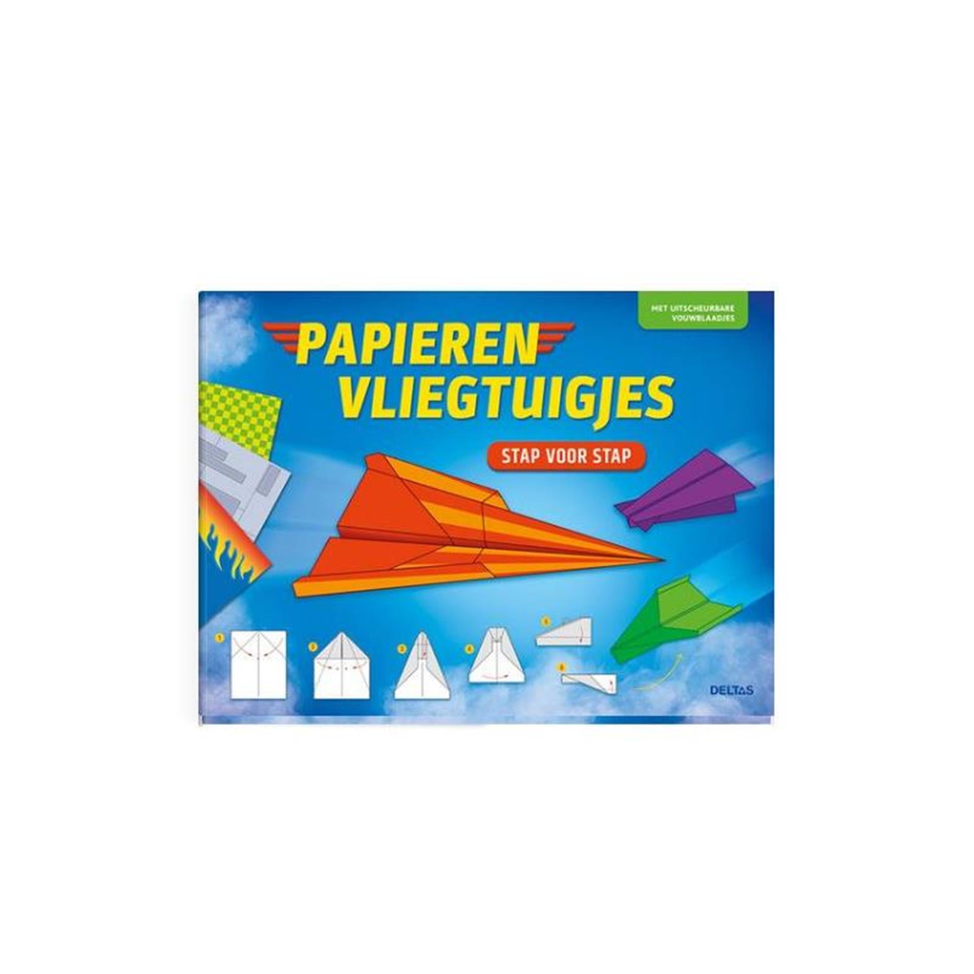 Deltas papieren vliegtuigjes