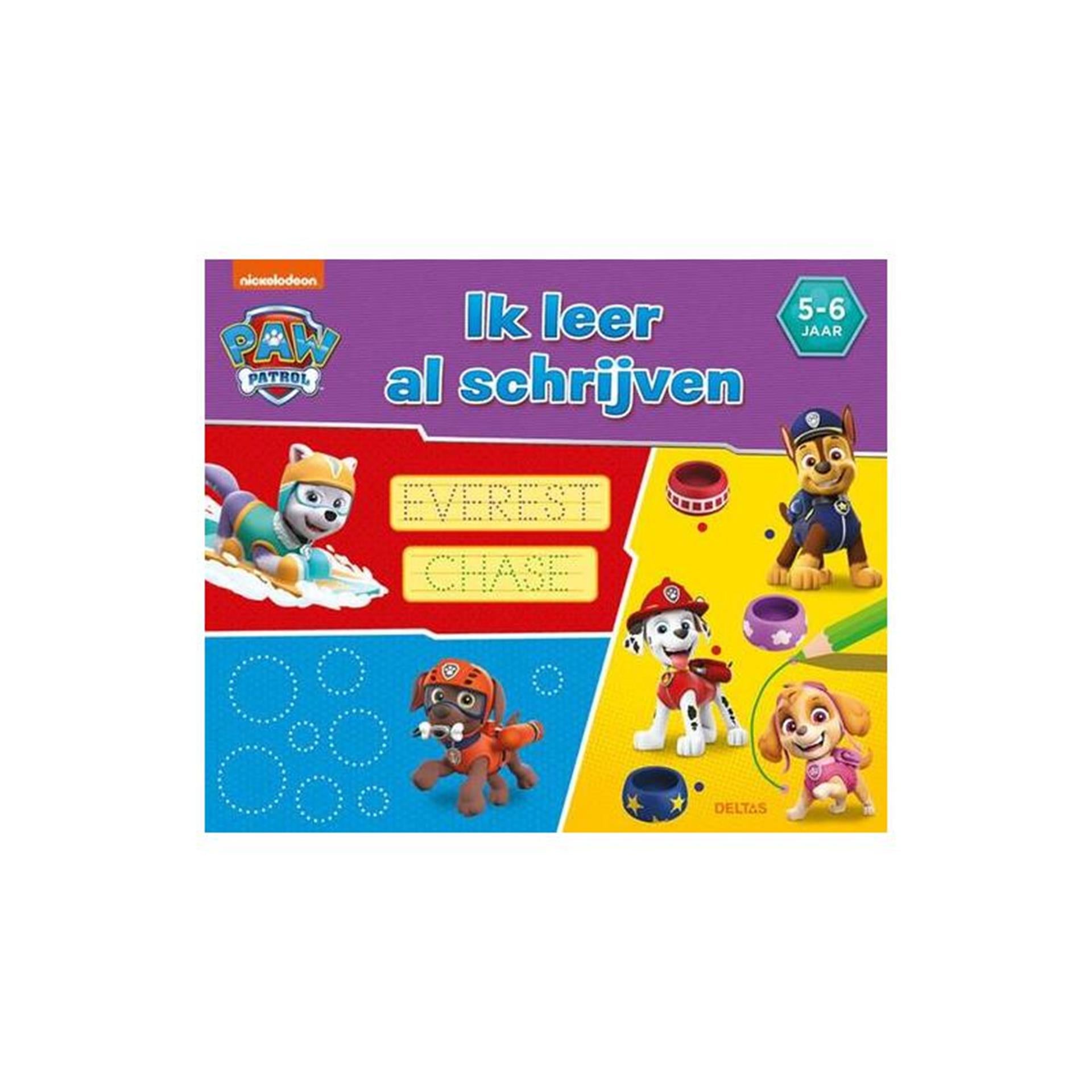 Deltas paw patrol ik leer al schrijven