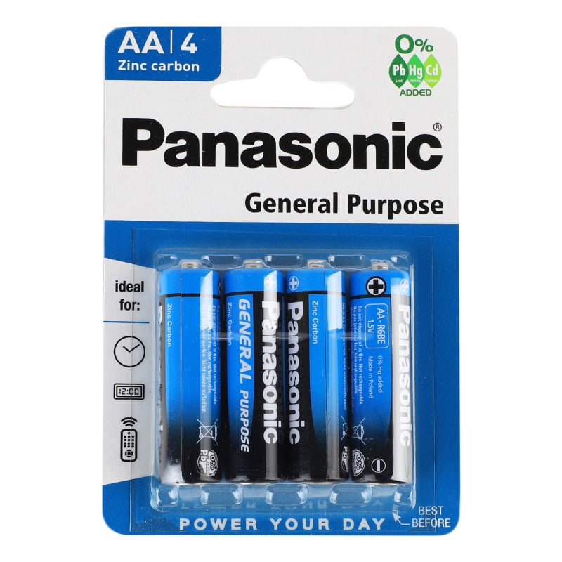 Jonotoys panasonic aa batterijen voor algemeen gebruik 4 stuks