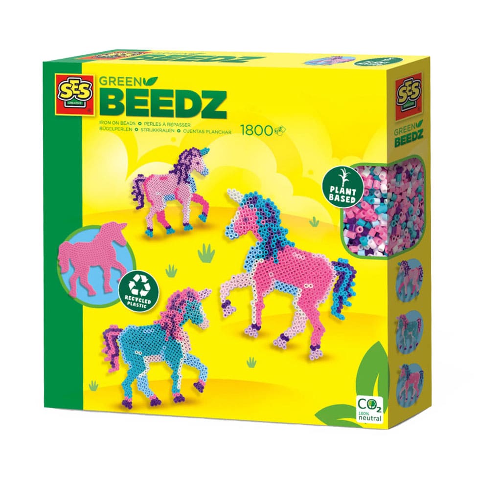 SES Green Beedz - Strijkkralenset Eenhoorn
