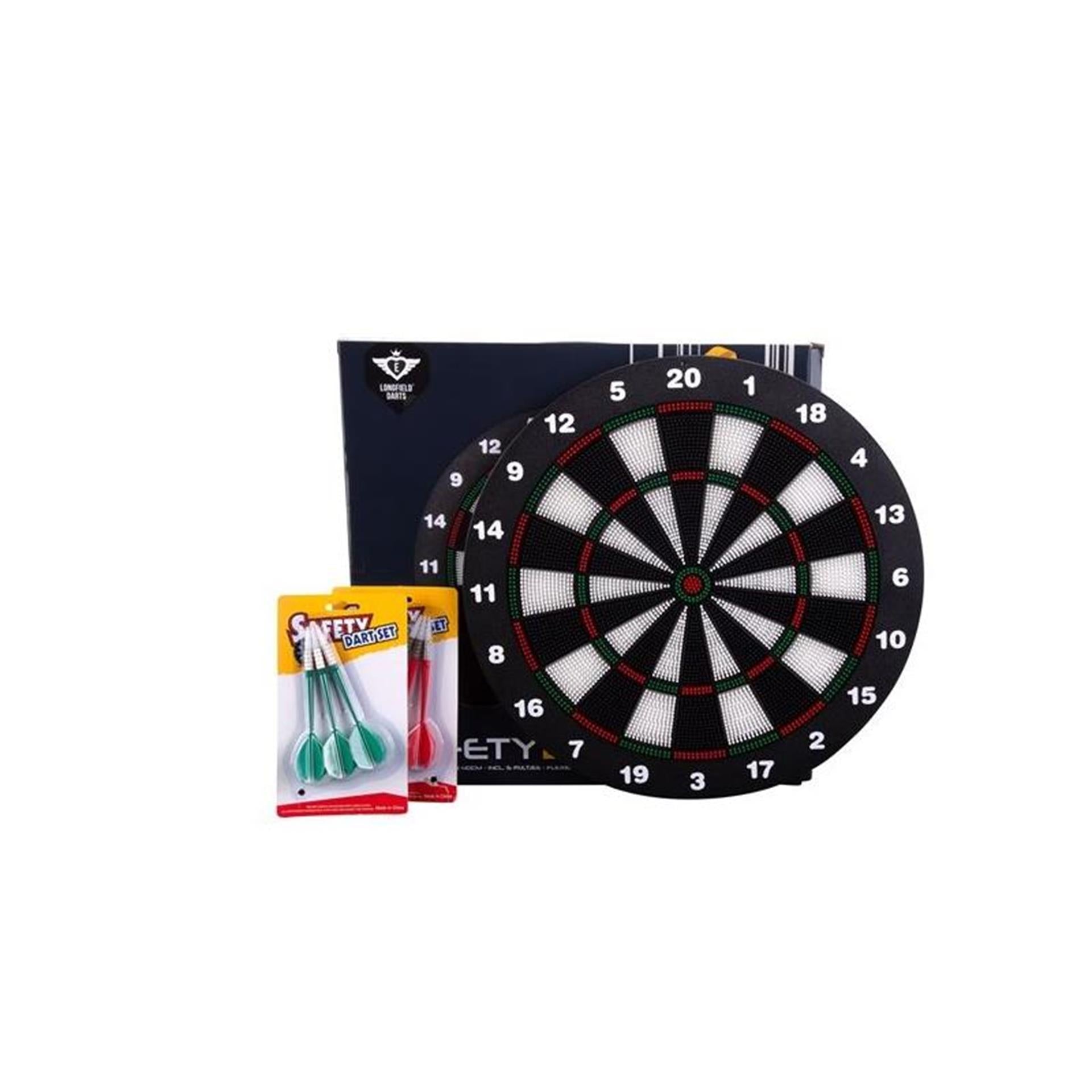Longfield kinder safety dartbord incl 6 darts