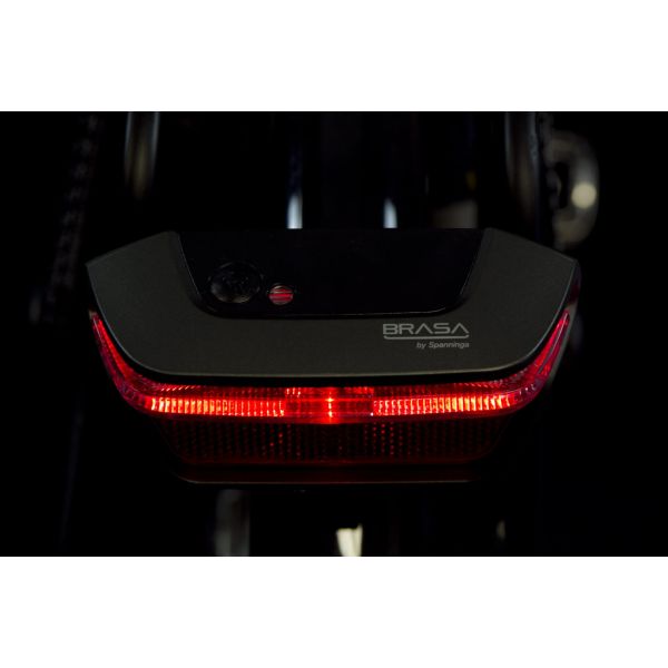 Spanninga dragerachterlicht brasa e-bike 6-12 volt (80 mm montage)