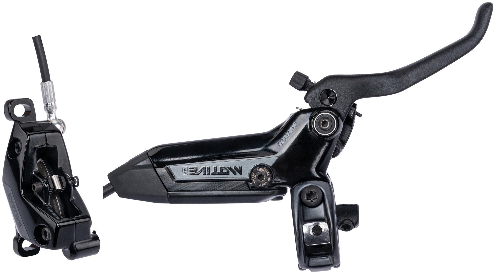 Sram schijfrem motive silver disc brakes hint. motifs silver black