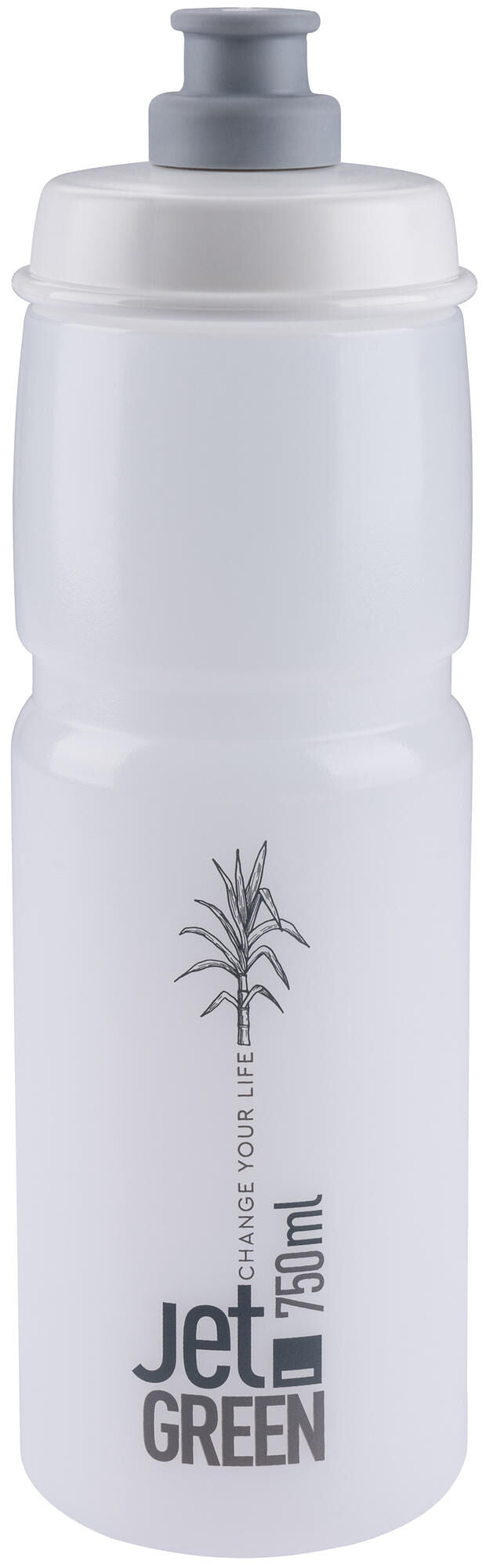 Elite bidon jet green + jet green plus bottle jet green + plus 750ml clear green