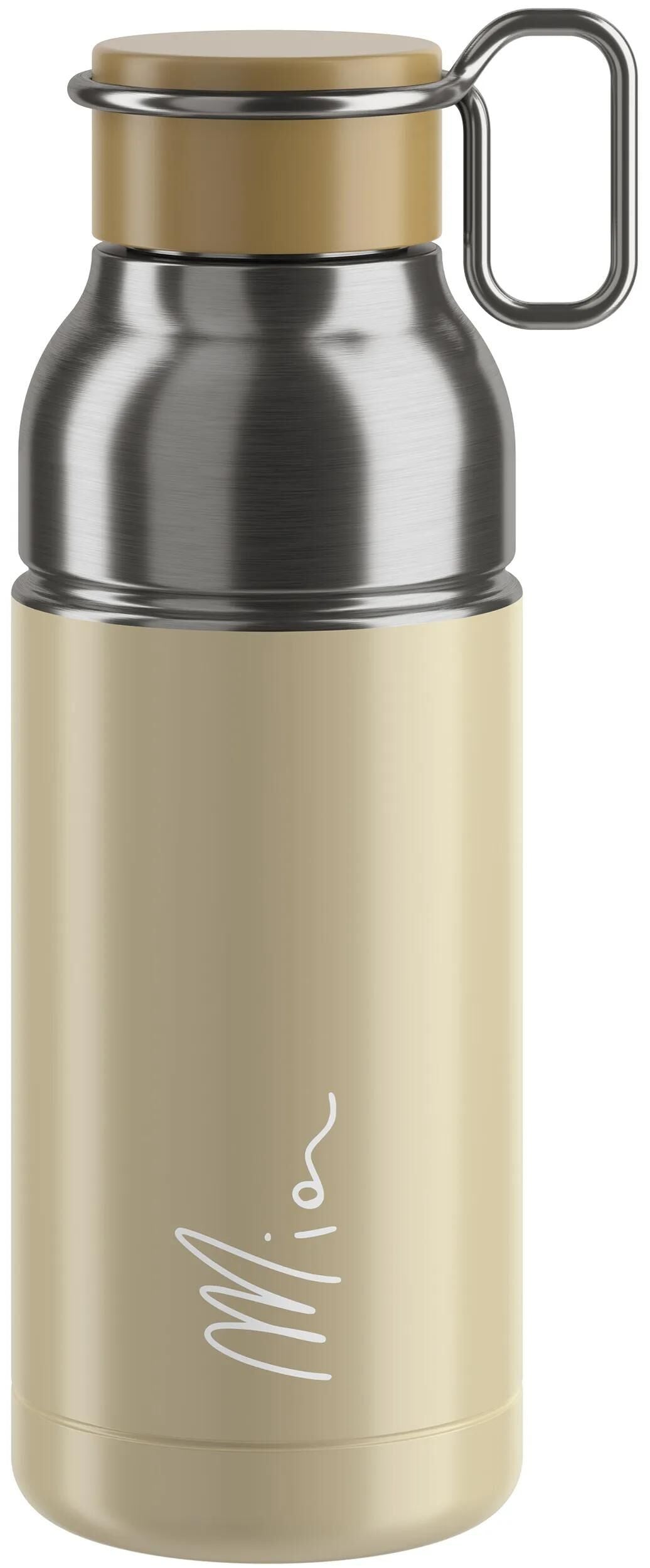 Elite trinkflasche mia inox bottle mia inox 650ml beige siilver