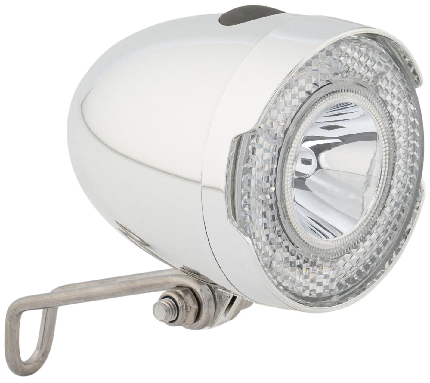 Contec led koplamp hl-004+ ct battery light hl-004+ 15 lux, chrome