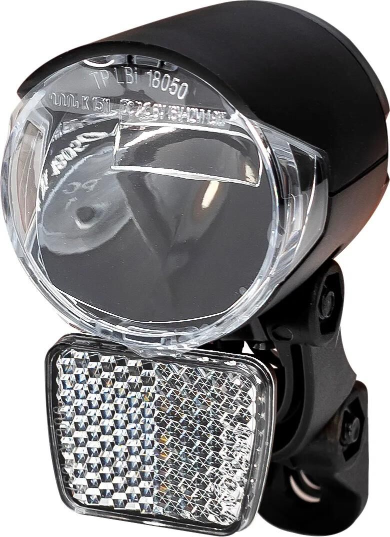 Herrmans koplamp h-zwart mr4 aan uit dynamo