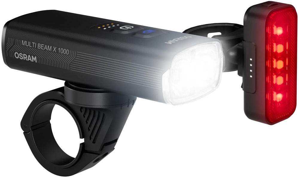 Osram leuchten-set leds bike multi beam x 1000 rechargeable headli ledsbike multibeam x 1000