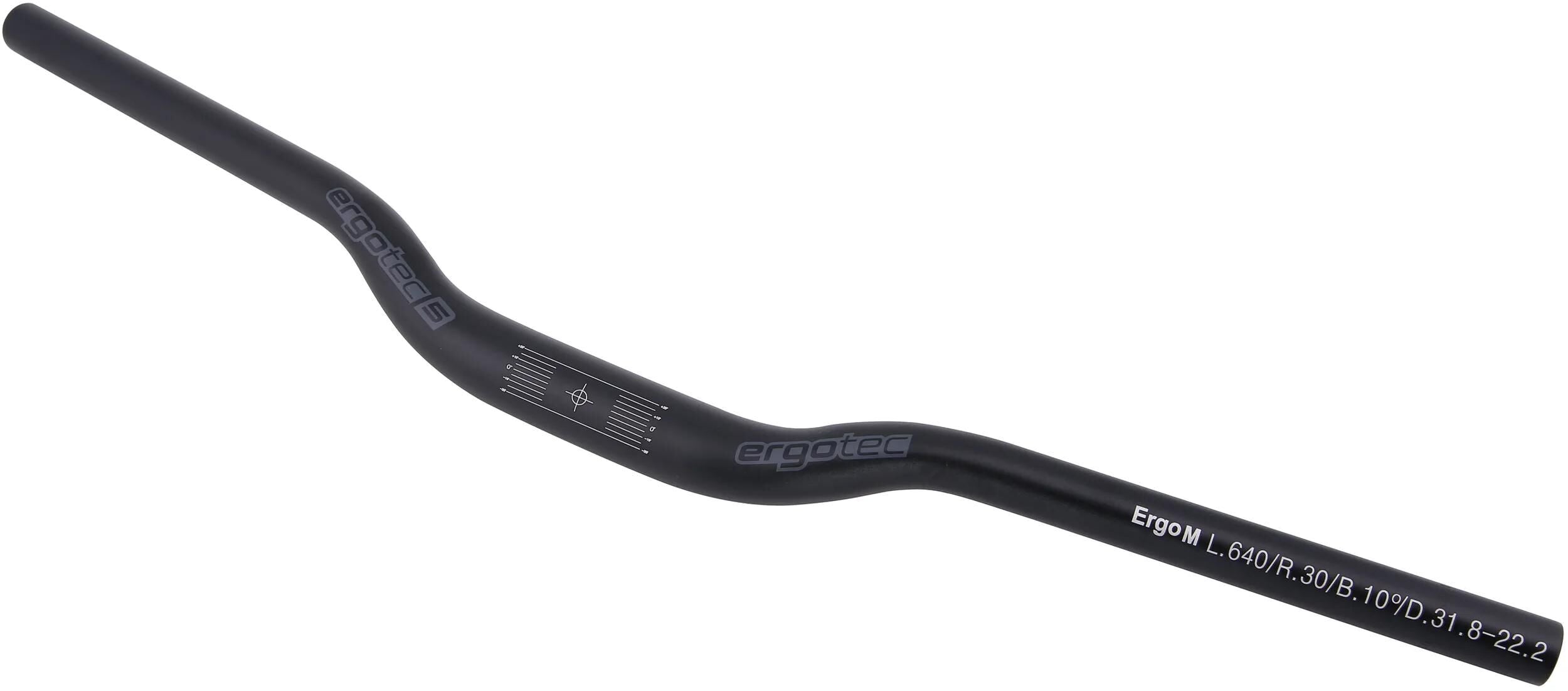 Ergotec stuur ergo m 31,8 640mm mat zwart