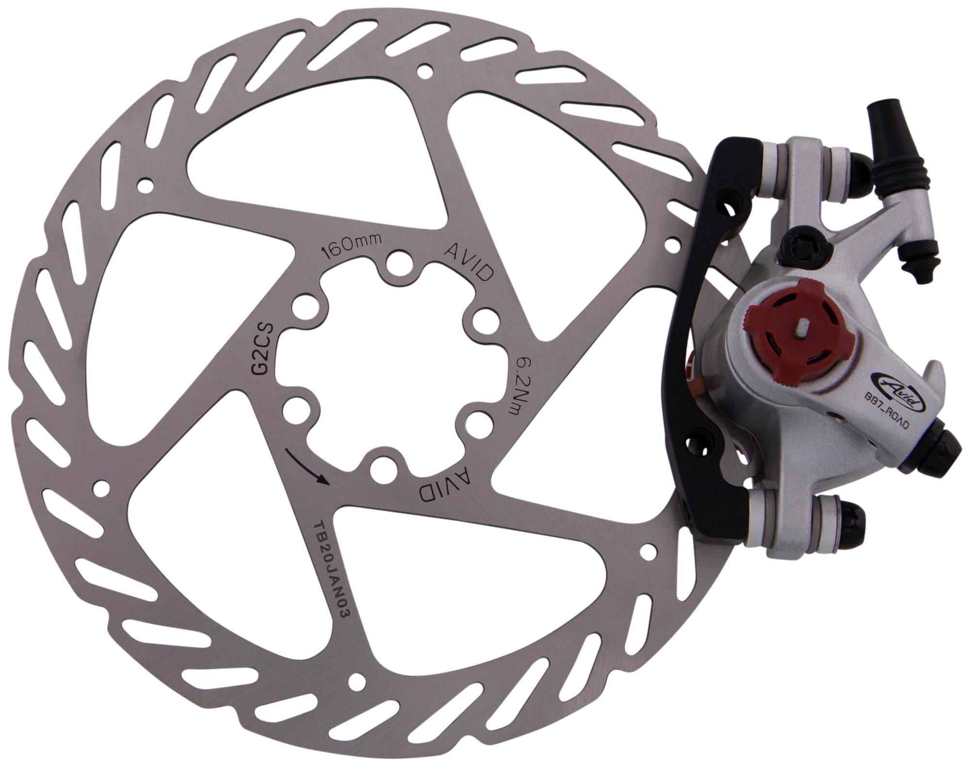 Avid schijfrem ball bearing 7 road disc br. bb7 road 160 mm