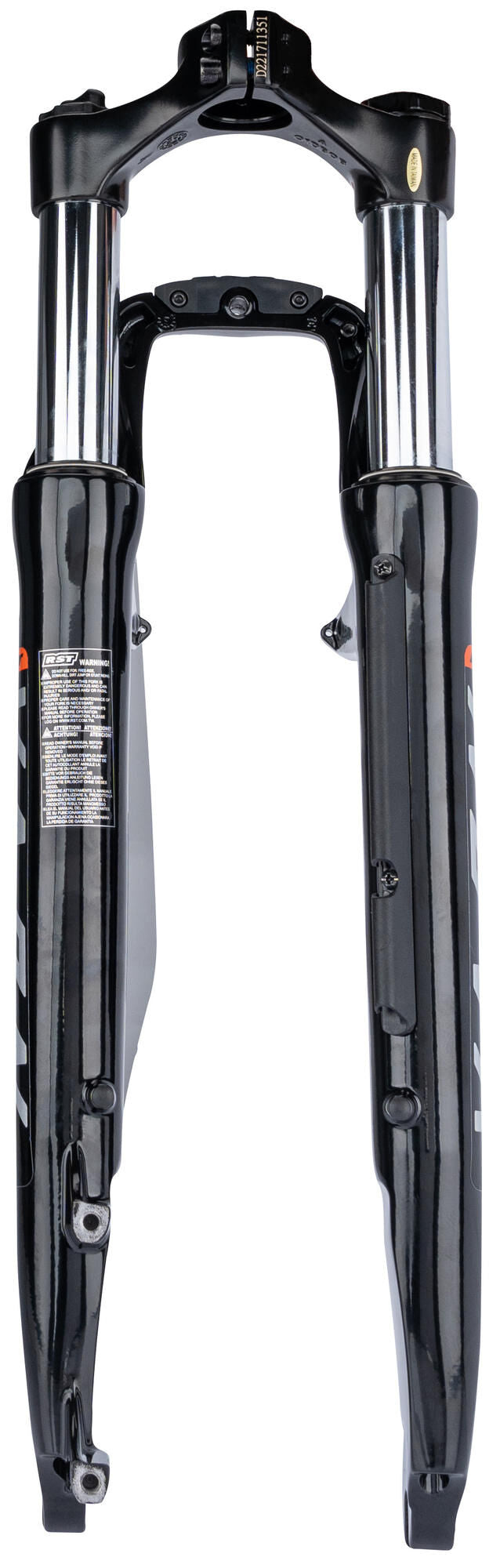 Rst verende voorvork nova pls tnl spring nova pls tnl 28 black v-br+disc 60mm