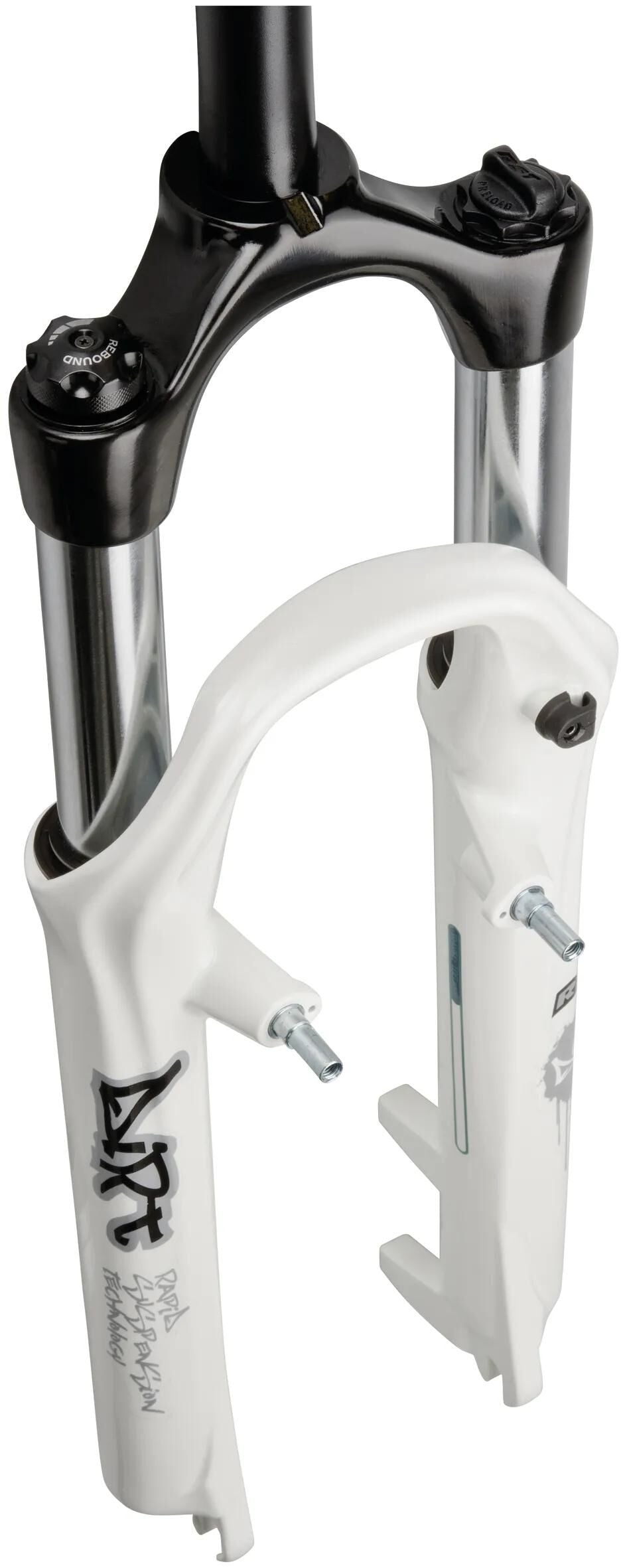 Rst verende voorvork dirt ra 100 susp.fork dirt ra 100 26 white
