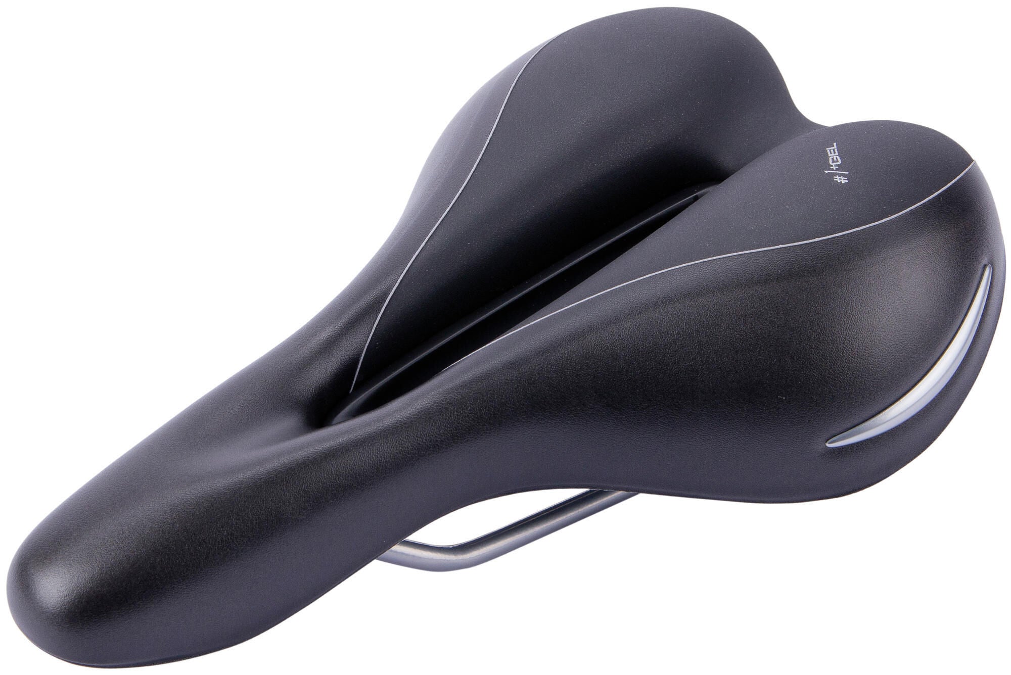 Contec zadel elliptic + ct saddle elliptic+ trekking gents black silv