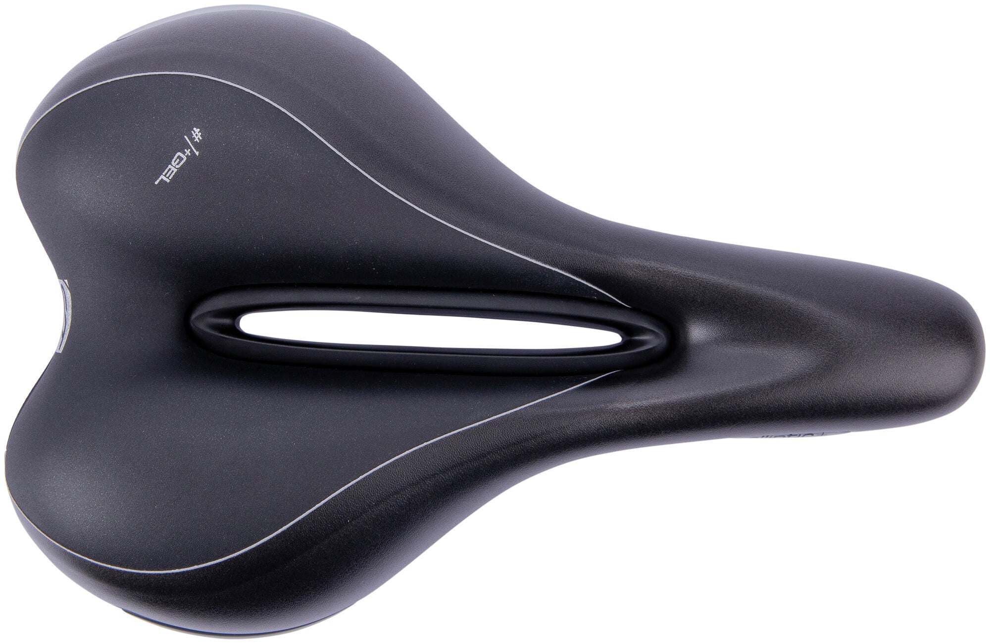 Contec zadel elliptic + ct saddle elliptic+ trekking gents black silv