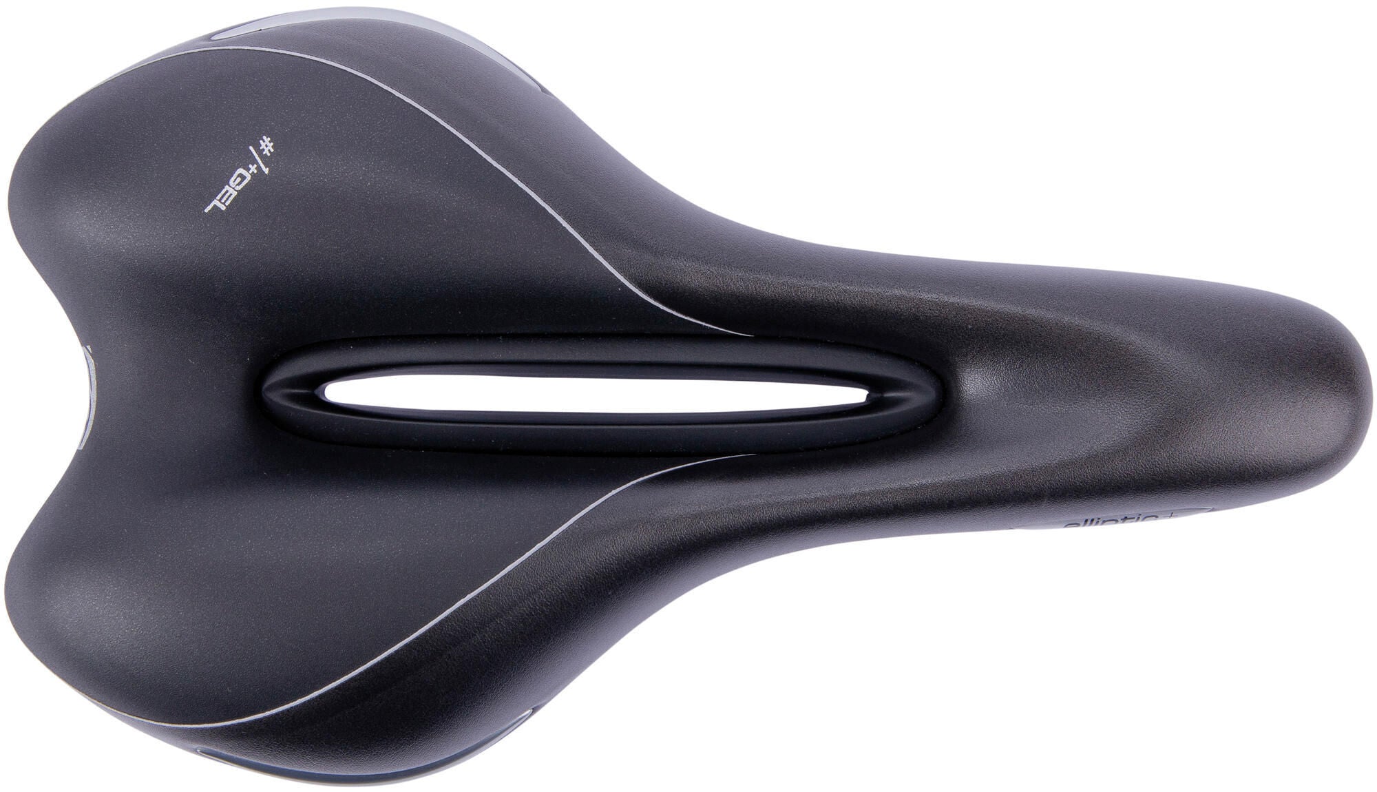 Contec zadel elliptic + ct saddle elliptic+ mtb sport unisex blk silv