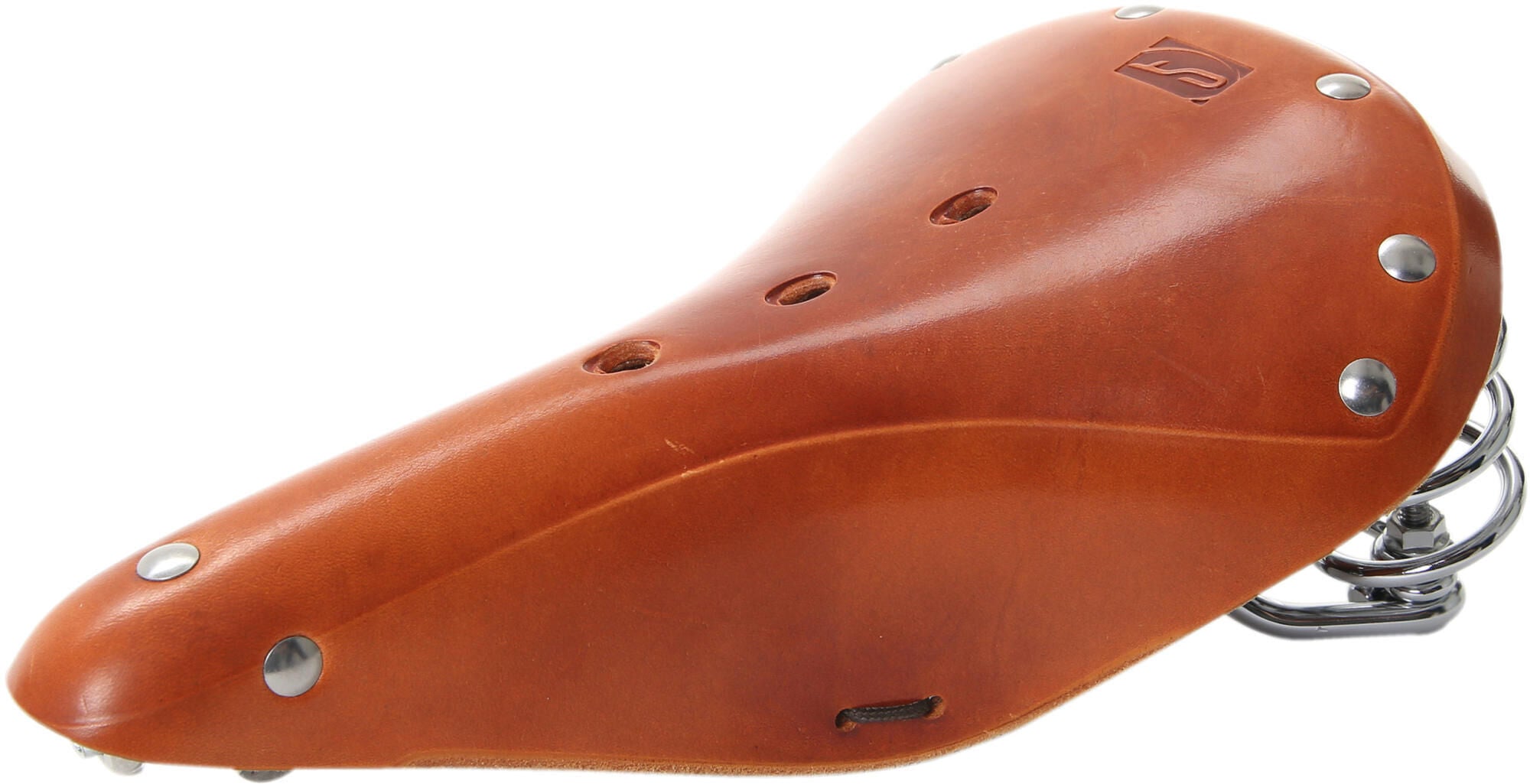 Contec zadel classic exclusiv trekking ct saddle cl. excl. trek. leater unisex honey
