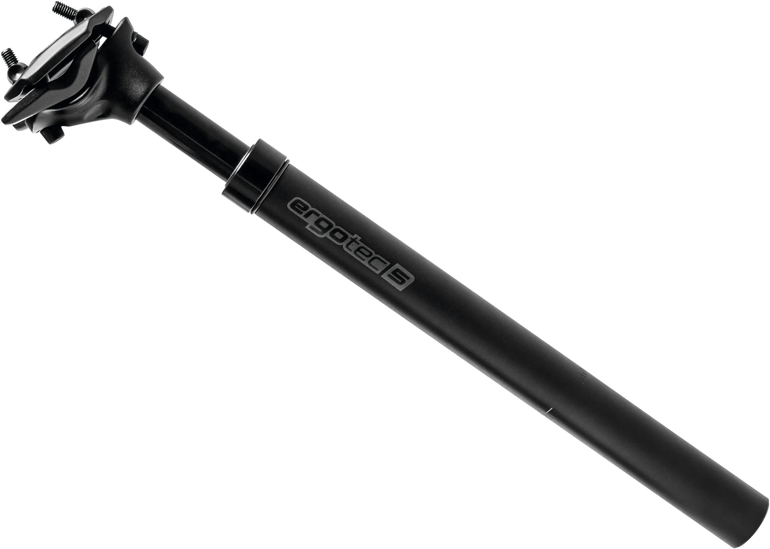 Ergotec Zadelpen Verend SP10.0 30,9mm 350mm of=15mm mat zwart
