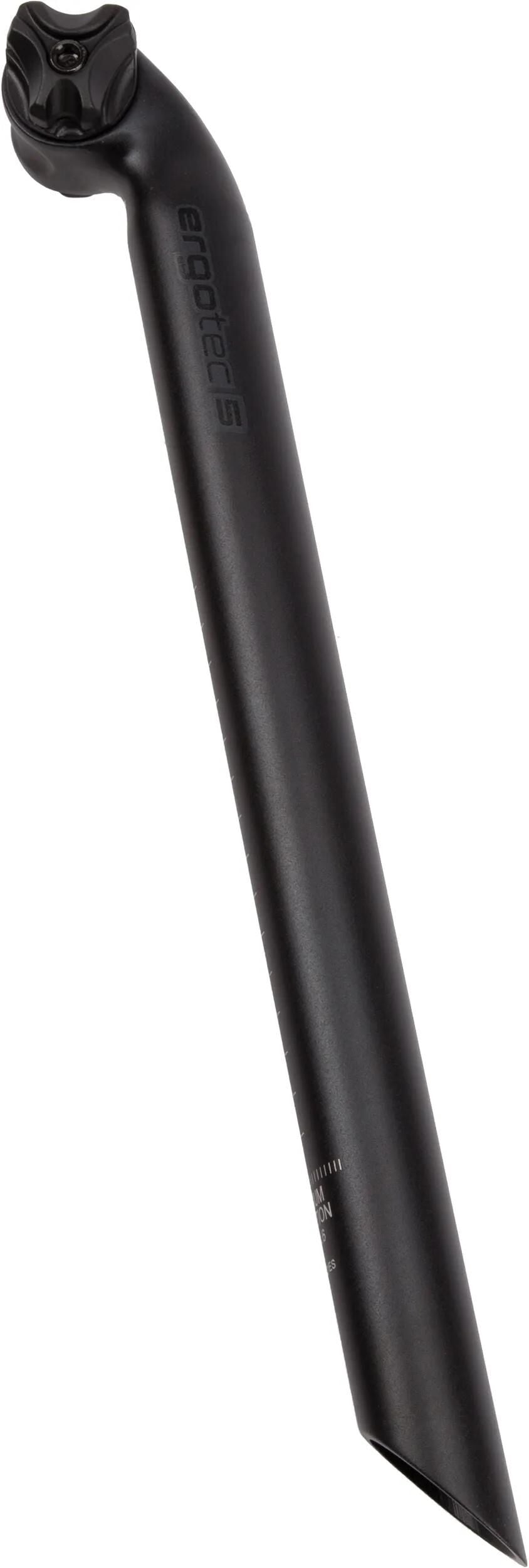 Ergotec zadelpen viper 20° 31,6 x 400 zwart mat