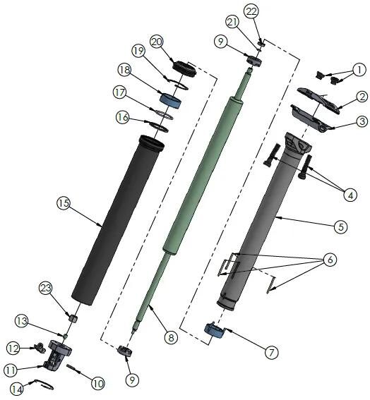 Contec service kit nara drop kit a ct service kit nara drop kit a 100mm