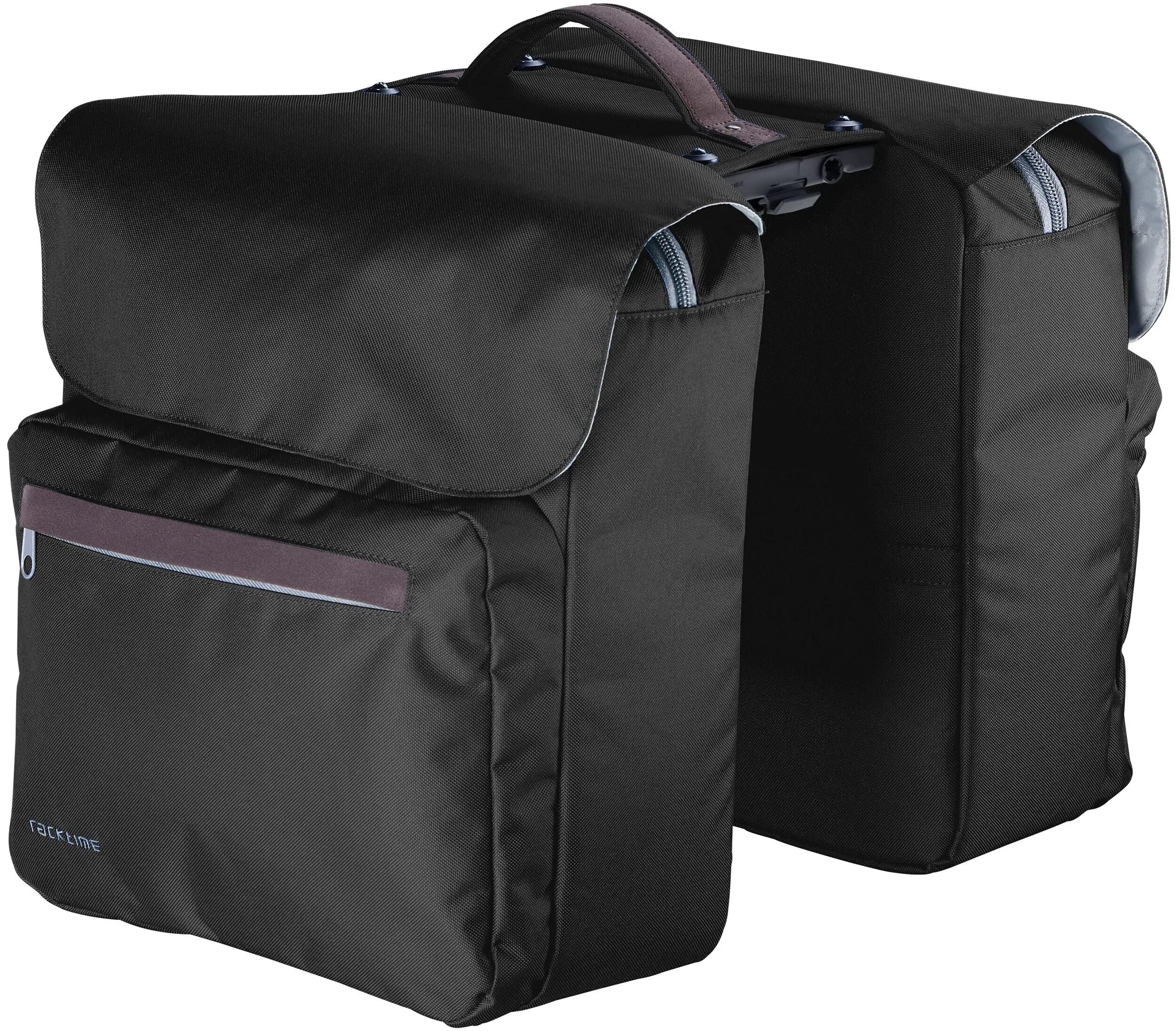 Racktime doppeltasche ture 2.0 double bag ture 2.0 carbon black