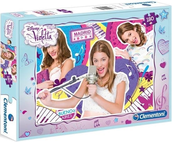Clementoni violetta kinderpuzzel madrid 180 stukjes