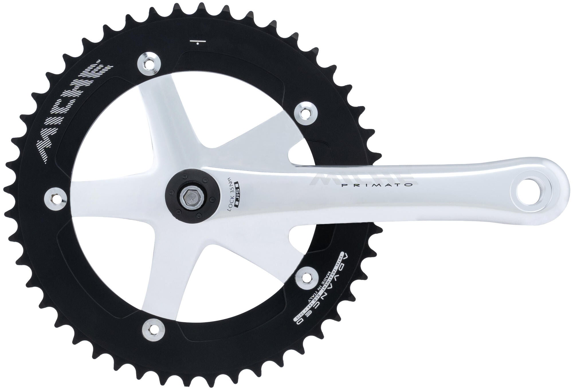 Miche crankstel pista crankset pista 48 170mm w.bb sil.