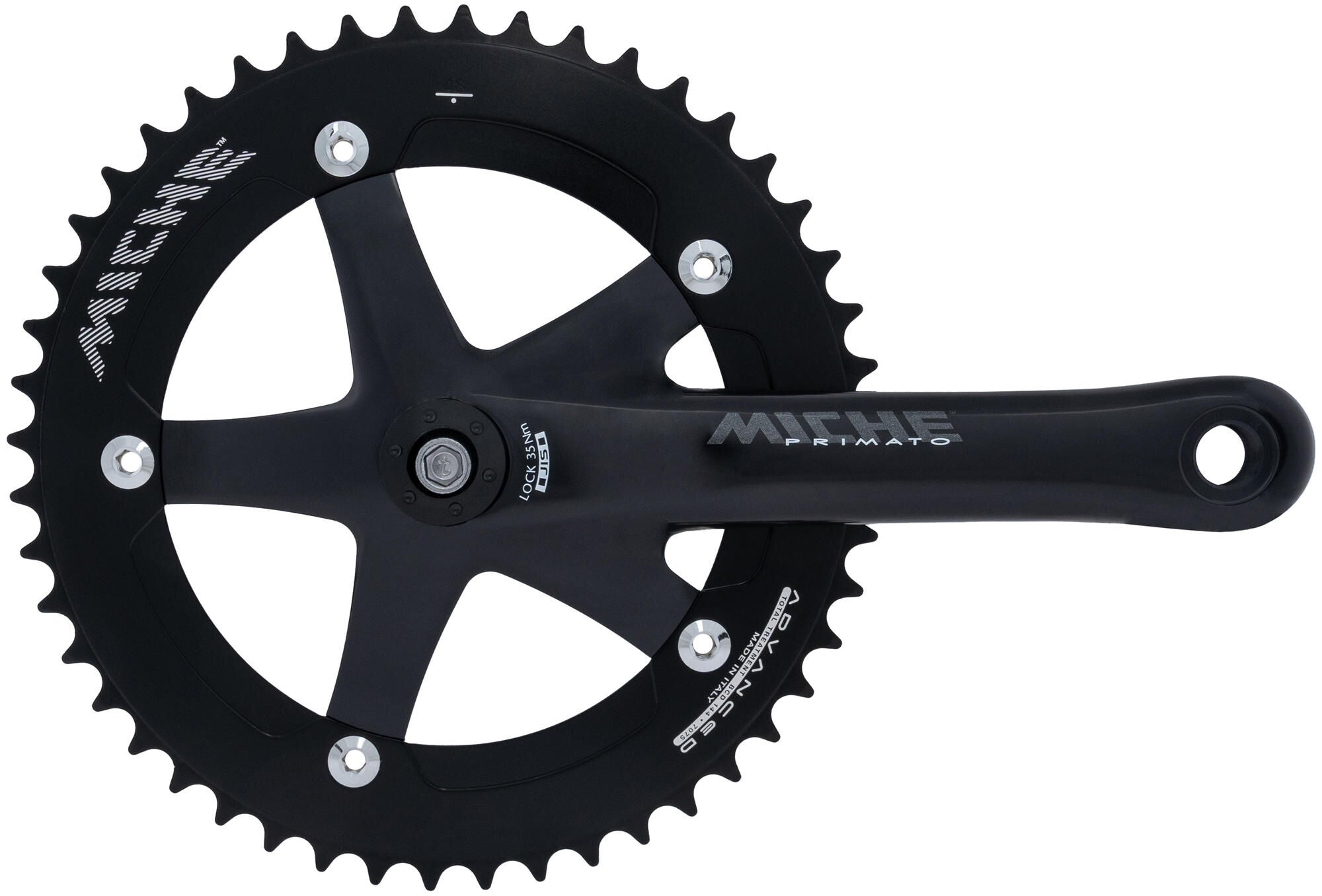 Miche crankstel pista crankset pista 48 170mm w.bb b