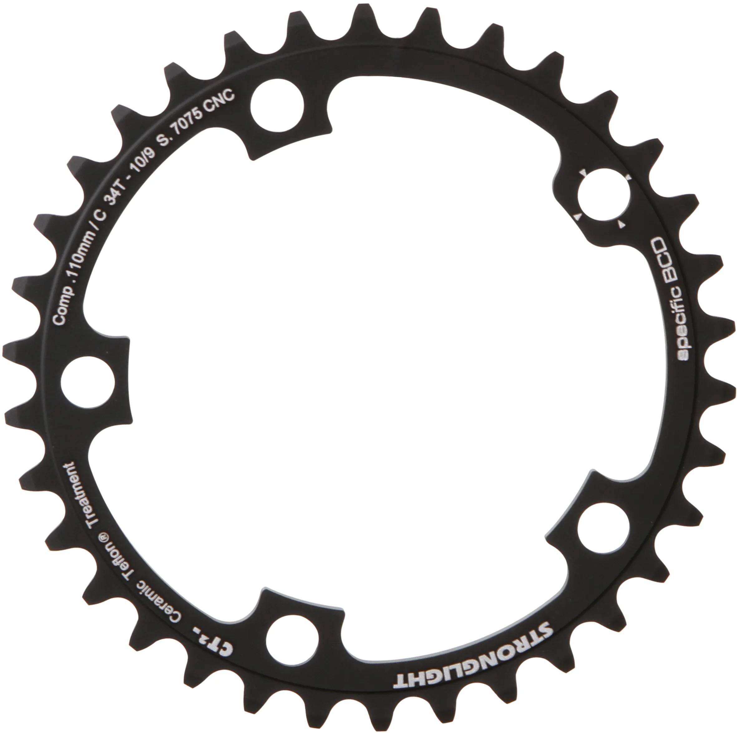 Stronglight kettingblad ct2 chain ring strongl. ct2 cd110mm f.campa10 36t