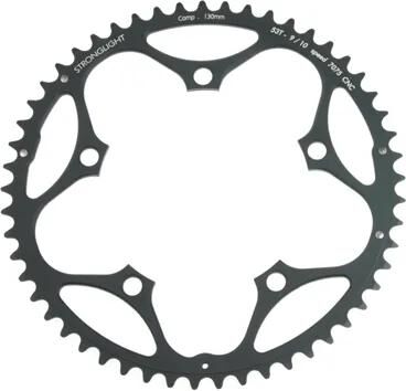 Stronglight kettenblatt type s 7075 t6 chainring 7075t6 black 130 mm lochkr. 51z.