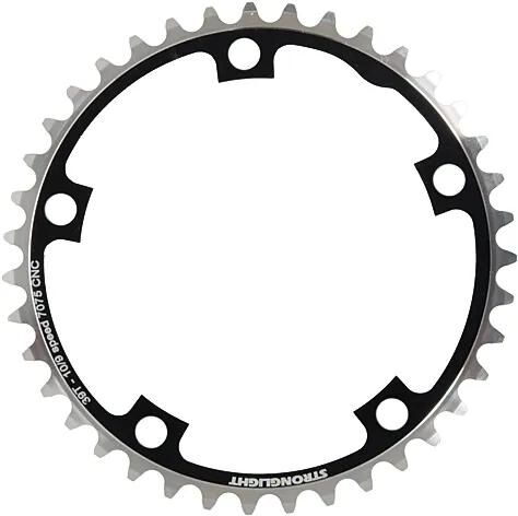 Stronglight kettingblad type s 7075 t6 chainring 7075t6 black 130 mm lochkr. 39z.