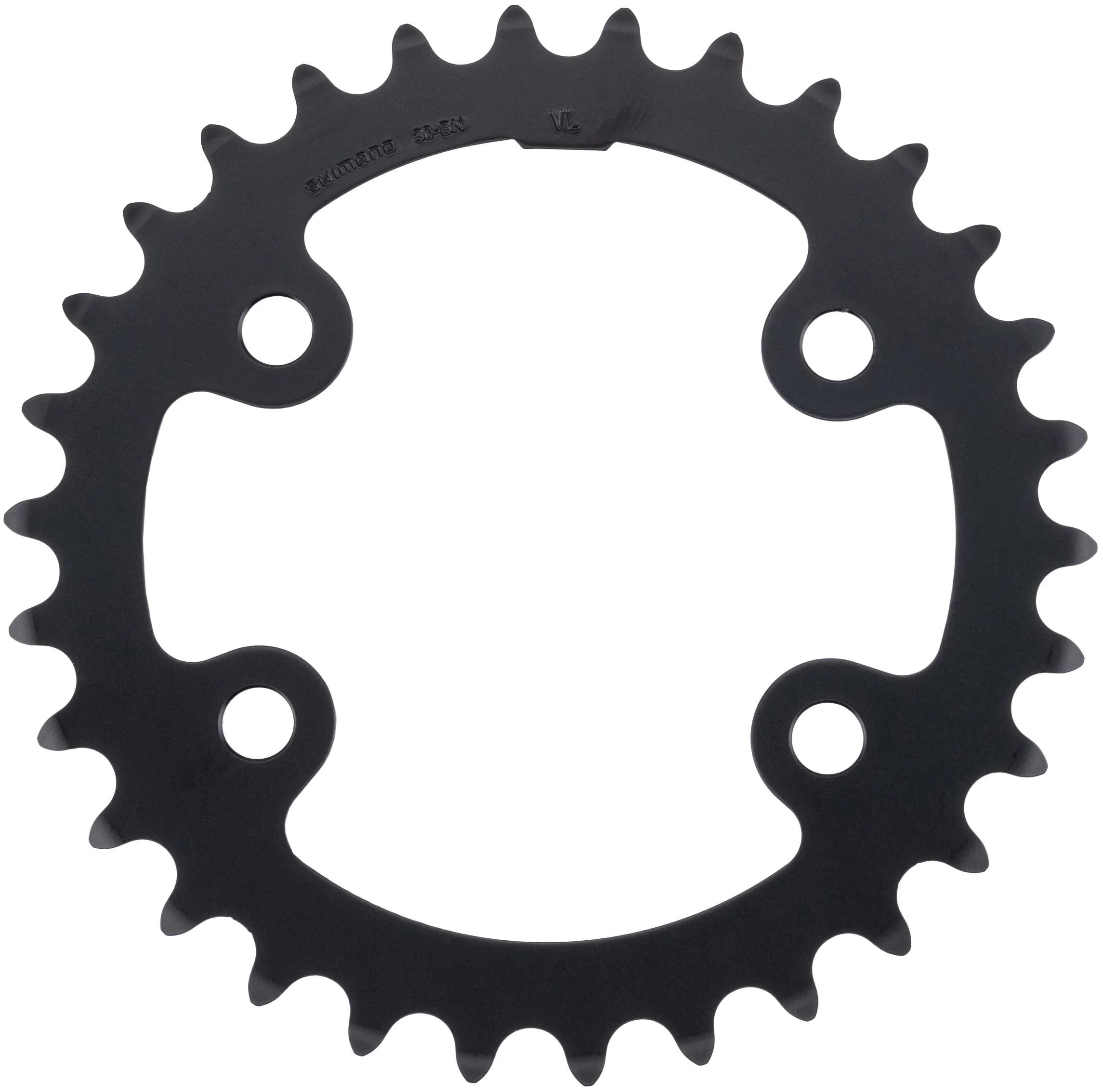 Shimano kettenblatt cues chain ring shim.cues fc-6000-2 30t 80mm bn
