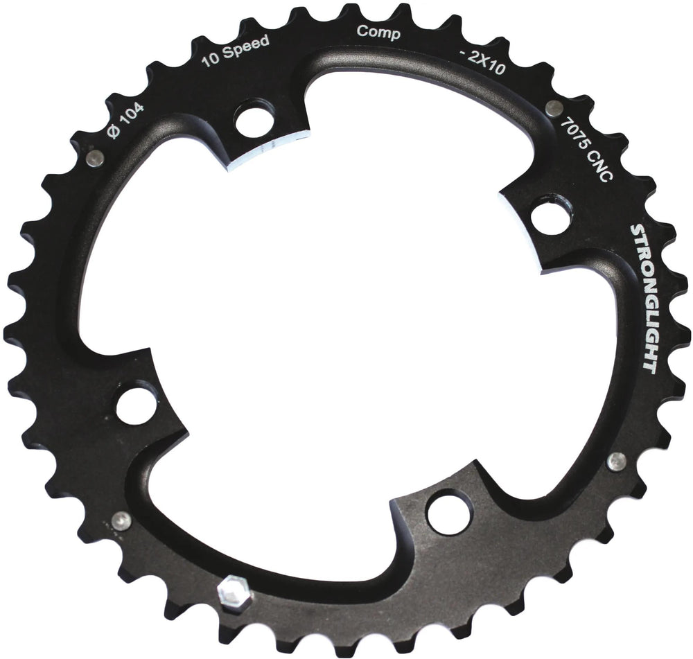 Stronglight kettingblad mtb chain ring strongl. mtb 38t alu black