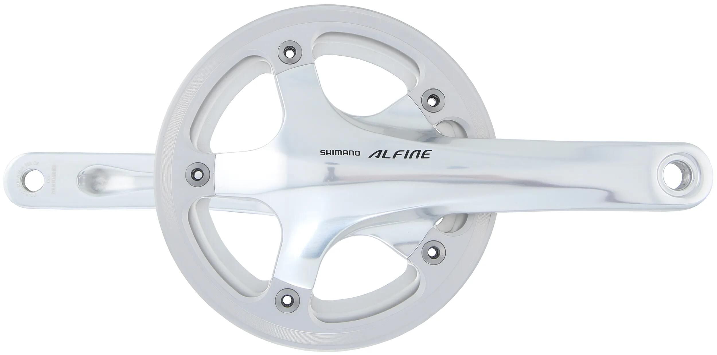 Shimano kettenradgarnitur alfine fc-s501 crankset shim.alfi.fcs501 45t.170mm ht2 1sp sil