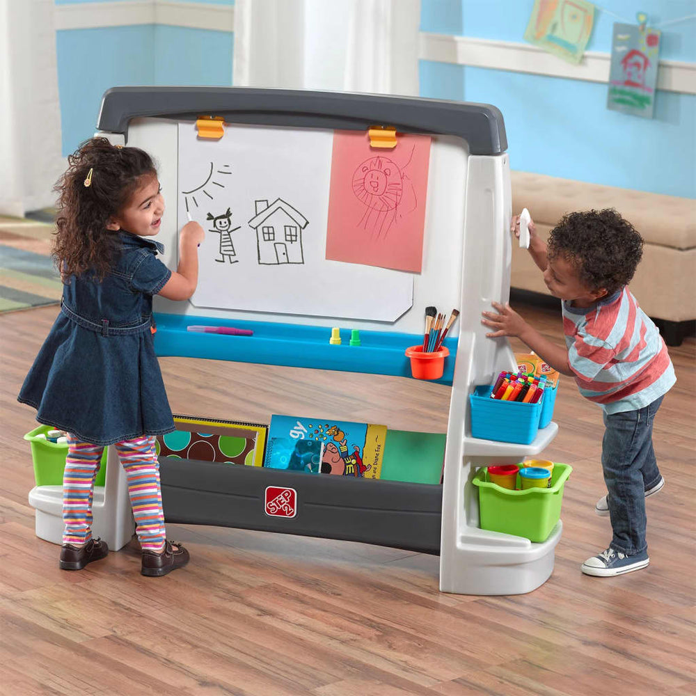 Stap2 Stap2 Kinderschildersezel Art dubbelzijdig meerkleurig