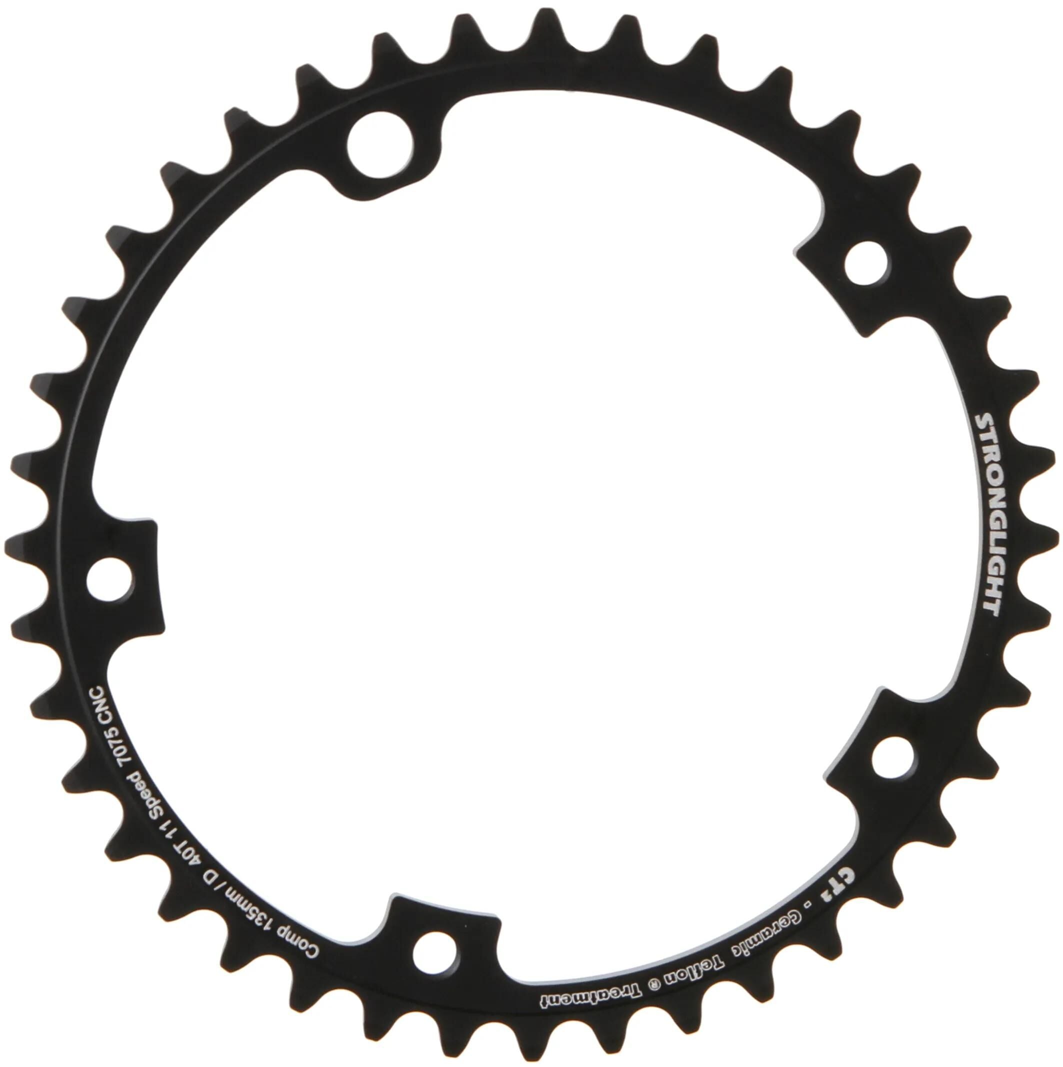 Stronglight kettenblatt ct2 chain ring strongl.ct2 44t 135mm campa sr eps