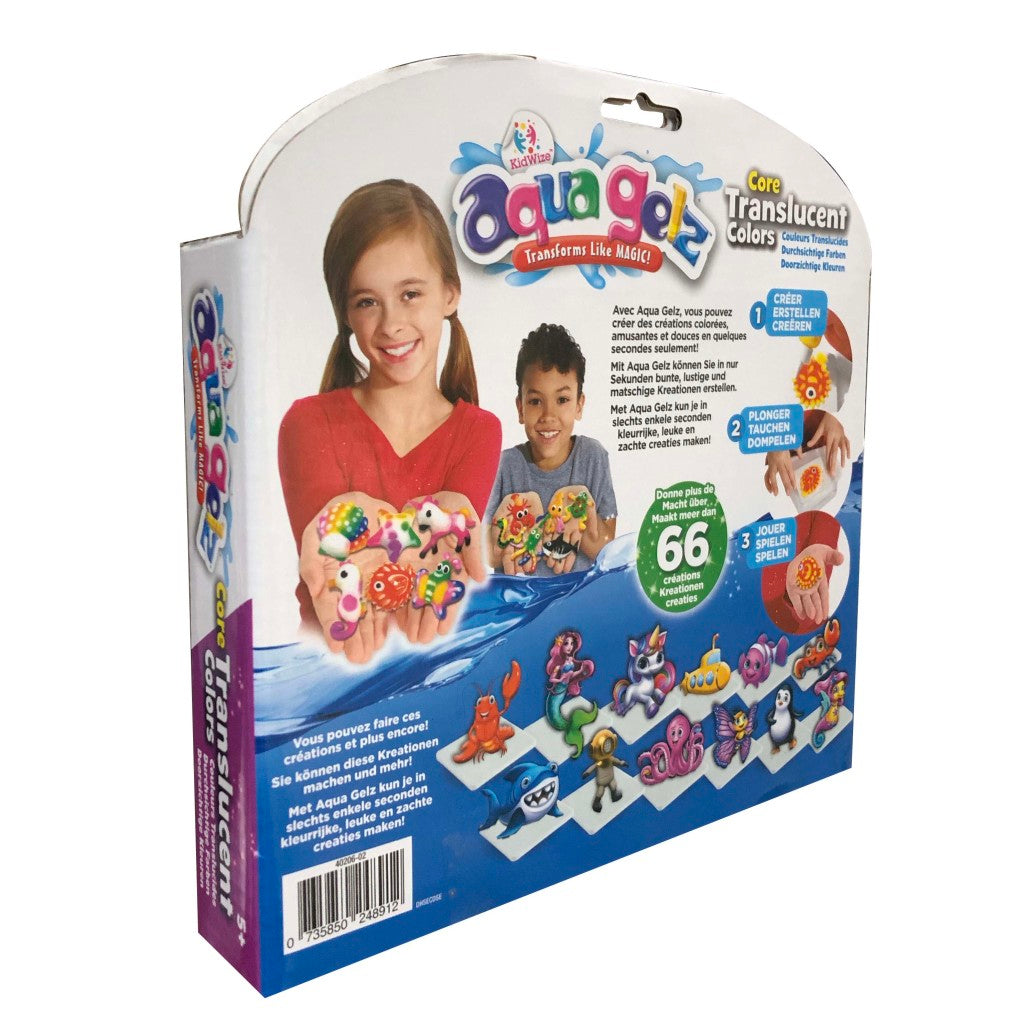 Aqua gelz translucent colors navulset 8-delig