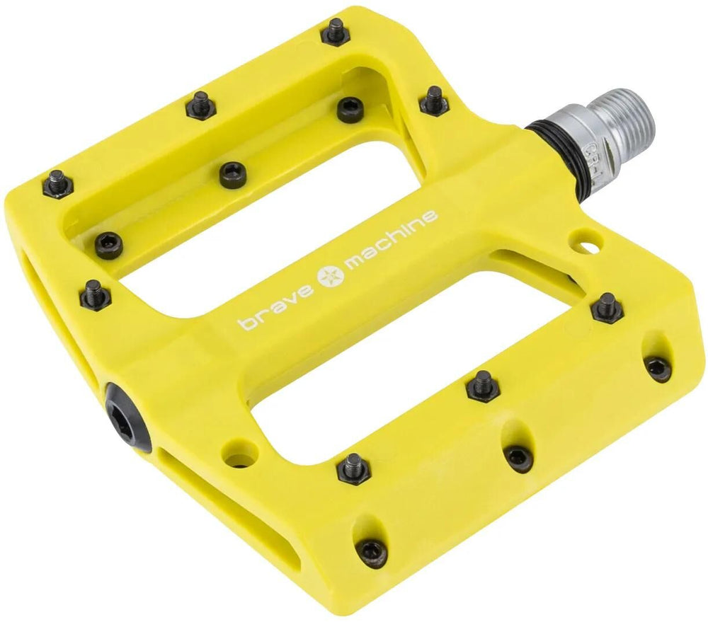Brave pedaal dirt 2 platf.pedal dirt2 limegreen